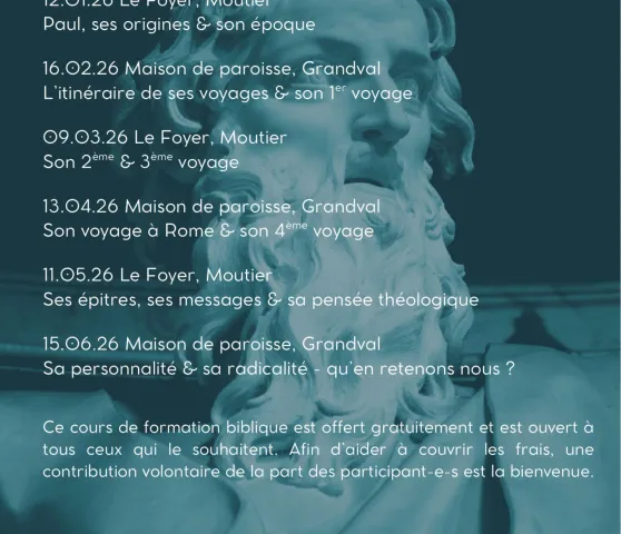 A la découverte de l'apôtre Paul (Foto: Gabriela Flück) A la découverte de l'apôtre Paul (Foto: Gabriela Flück)